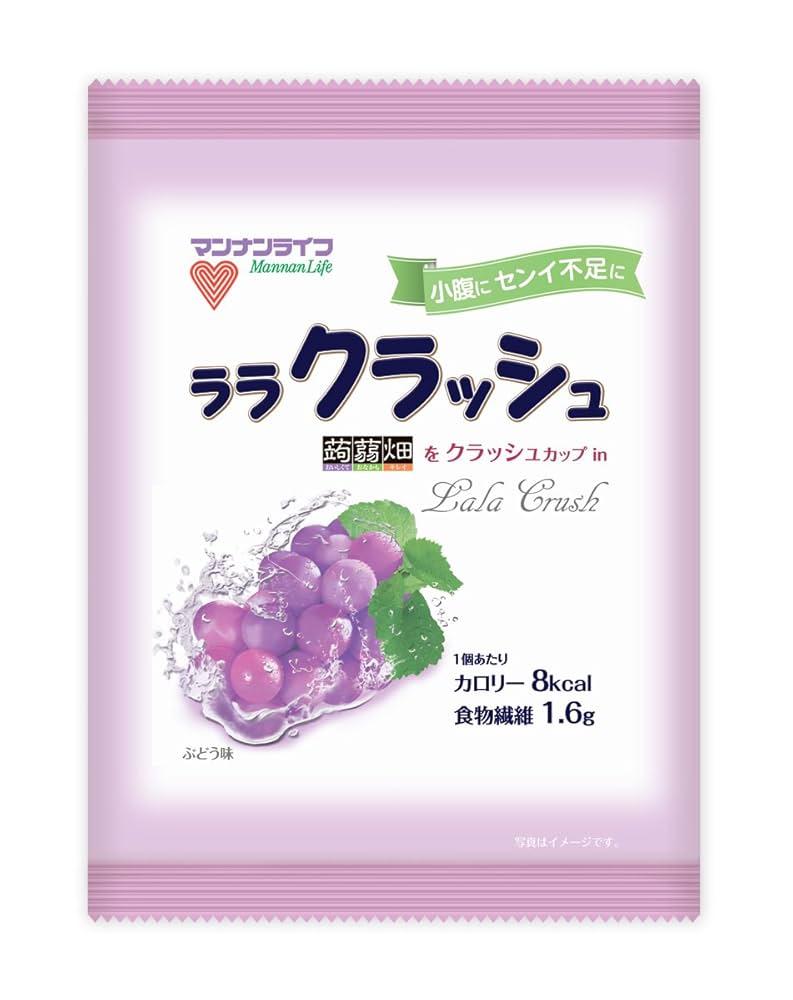 Amazon.co.jp: マンナンライフ 蒟蒻畑 ララクラッシュぶどう味